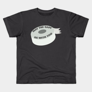 gaff tape for theater tech and theatrical technician Kids T-Shirt